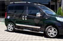 Fiat Fiorino/Qubo 2008-2024 Door Mouldings Stainless Steel (4 pcs) Carmos - Turkish Stainless Steel photo 7