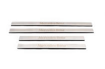Mercedes E-class W124 1984–1997 Carmos Stainless Steel Door Sill Protectors (4 pcs) photo 1