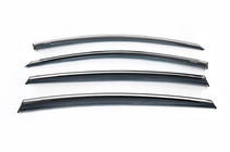 Opel Insignia 2017-2022 Window Deflectors with Chrome Trim SD (4 pcs, Niken) photo 2