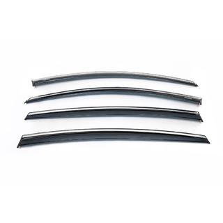 Window Deflectors with Chrome Trim SD (4 pcs, Niken) Opel Insignia 2017-2022 photo 2