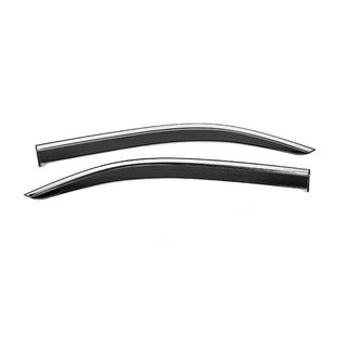 Window Deflectors with Chrome Trim (2 pcs, Niken) photo 3