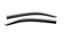 Citroen Berlingo/Multispace 2018- Window Deflectors with Chrome Trim (2 pcs, Niken) photo 3