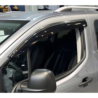 Window Deflectors with Chrome Trim (2 pcs, Niken) Citroen Berlingo/Multispace 2018- photo 2