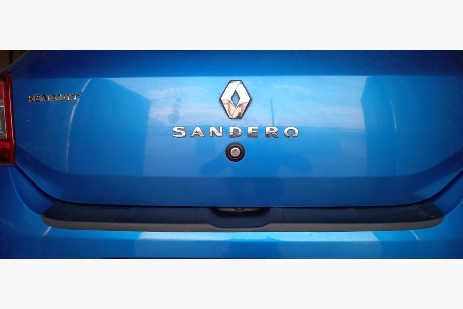 Dacia Sandero 2013-2020 Rear Bumper Protector EuroCap (ABS) Photo 5