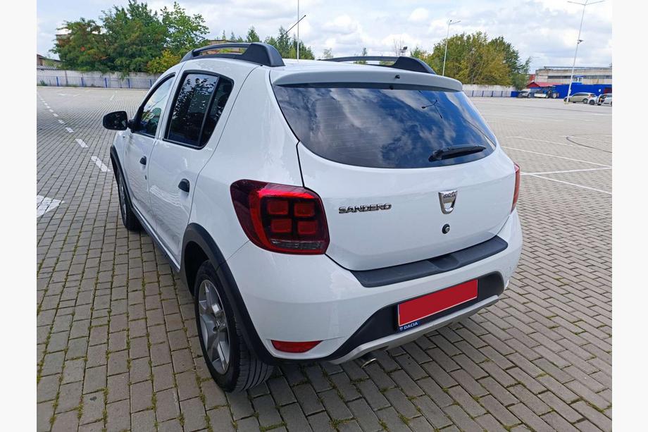 Dacia Sandero 2013-2020 Rear Bumper Protector EuroCap (ABS) Photo 2