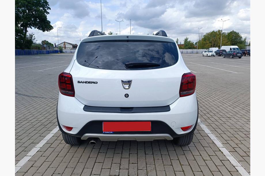 Dacia Sandero 2013-2020 Rear Bumper Protector EuroCap (ABS) Photo 3