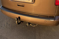 Volkswagen Caddy 2010-2015 Rear Bumper Protector (ABS) photo 4