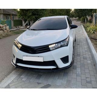 Front bumper lip (black) Toyota Corolla 2013-2019 photo 3