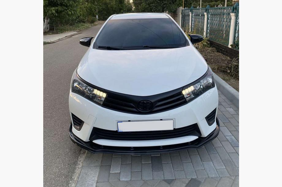 Toyota Corolla 2013-2019 Front bumper lip (black) Photo 2