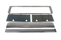 Toyota Land Cruiser 200 2007-2021 Trim Inserts Set (brushed dark aluminum) photo 7