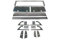 Toyota Land Cruiser 200 2007-2021 Trim Inserts Set (brushed dark aluminum) photo 5