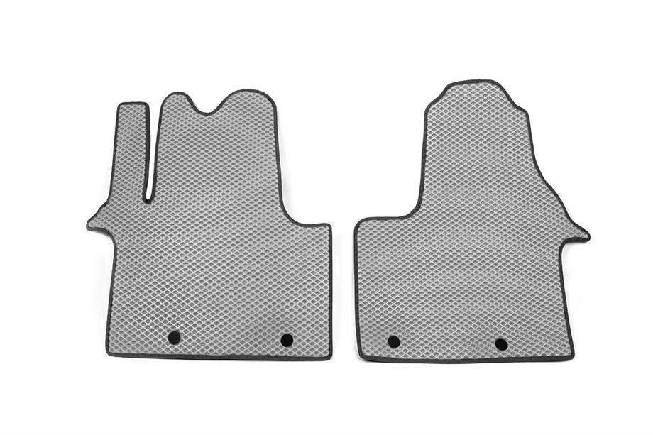 Renault Trafic 2015- Floor mats (2 pcs, EVA, gray) Photo 3