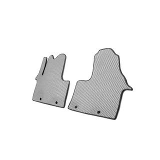 Floor mats (2 pcs, EVA, gray) Fiat Talento 2016- photo 2