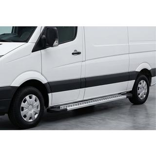 Side Steps New Vision Grey (2 pcs, Aluminum) Volkswagen Crafter 2016- photo 1