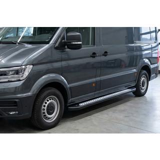 Side Steps New Vision Black (2 pcs, Aluminum) Man TGE 2017- photo 1