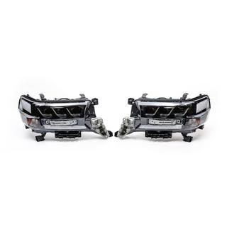 Front Headlights 2016+ (LX-Design) Toyota Land Cruiser 200 2007-2021 photo 2