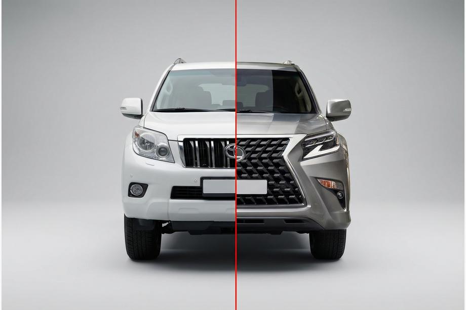 Toyota Land Cruiser Prado 150 2009-2023 Facelift Kit to Lexus GX460 2020 Image