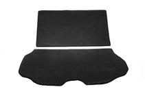 Volvo XC70 2007-2013 Trunk Mat 2-Piece (EVA, Black) photo 3