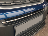 Peugeot Partner/Rifter 2019- Chrome strip for bumper (stainless steel) photo 1