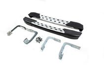 Mercedes Sprinter W906 2006–2018 DOT-Line Side Steps Behind Wheel (2 pcs, Aluminum) Long Wheelbase photo 2