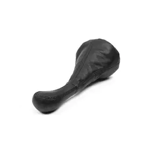 Universal Gear Shift Boot with Knob (black, leather) photo 3