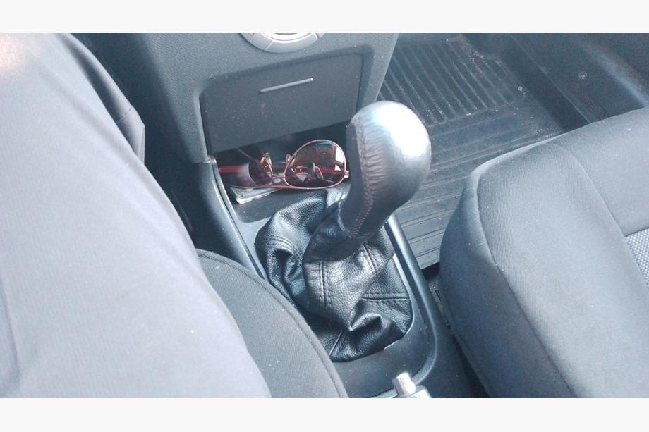 Universal Gear Shift Boot with Knob (black, leather) Photo 4