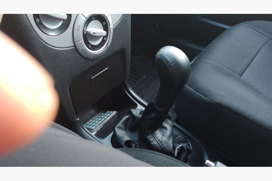 Universal Gear Shift Boot with Knob (black, leather) Photo 5