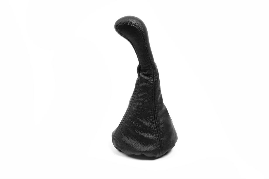 Universal Gear Shift Boot with Knob (black, leather) Photo 2