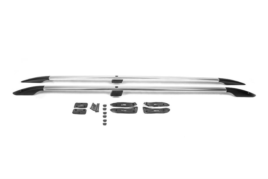 Toyota Land Cruiser 200 2007-2021 Roof rails Turkish design (Chrome, 2 pcs) Metal Feet Photo 2