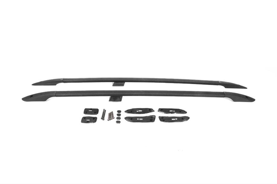 Toyota Land Cruiser 200 2007-2021 Roof rails Turkish design (Black, 2 pcs) Plastic Feet Photo 2