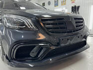 Mercedes S-class W222 2013-2022 BRB body kit set (black, 2018+) photo 49