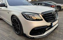 Mercedes S-class W222 2013-2022 BRB body kit set (black, 2018+) photo 5
