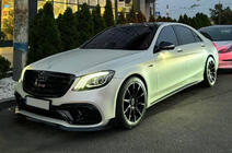 Mercedes S-class W222 2013-2022 BRB body kit set (black, 2018+) photo 3