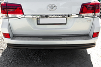 Toyota Land Cruiser 200 2007-2021 Rear bumper protector 2016-2021 stainless steel photo 3