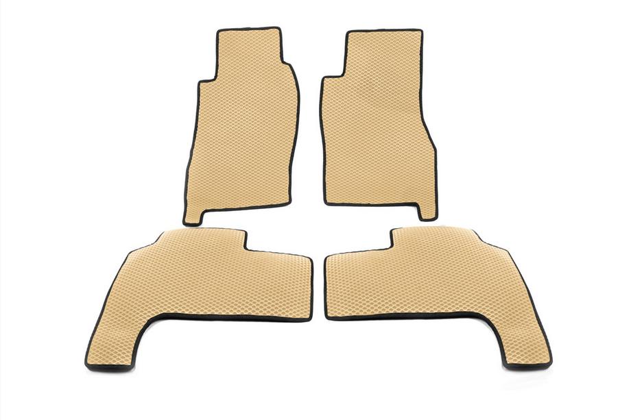 Nissan Patrol Y61 1997-2011 EVA Floor Mats (Beige) Image