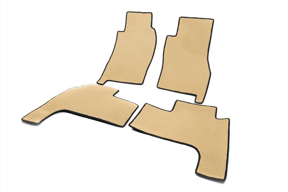 Nissan Patrol Y61 1997-2011 EVA Floor Mats (Beige) Long, 5 pieces (front and rear) Photo 2