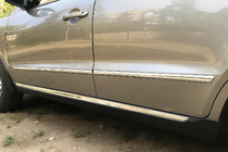 Hyundai Santa Fe 2 2006-2012 Door Mouldings Stainless Steel (4 pcs) photo 2