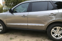 Hyundai Santa Fe 2 2006-2012 Door Mouldings Stainless Steel (4 pcs) photo 1