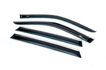 BMW X5 E70 2007-2013 Window deflectors with chrome trim (4 pcs, HIC) photo 2