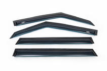 Kia Soul II 2013-2018 Window Deflectors (4 pcs, HIC) photo 2