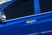 SsangYong Action 2005-2018 Chrome Window Trim PickUp (4 pcs, Stainless Steel) photo 1