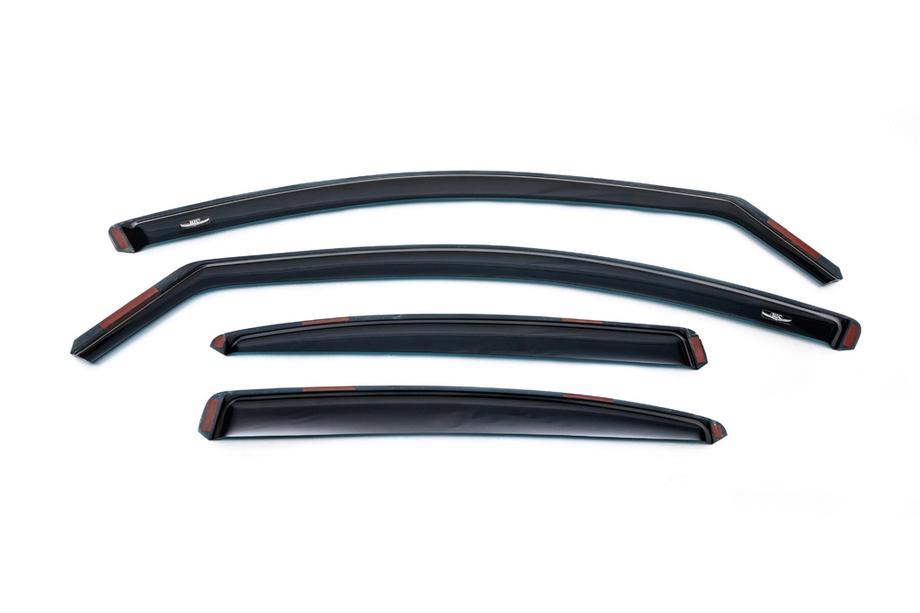 Skoda Octavia III A7 2013-2019 In-Channel Window Deflectors LiftBack (4 pcs, HIC) Image