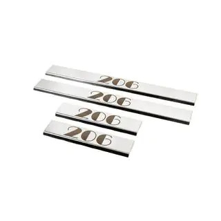 Carmos Door Sill Protectors (4 pcs, Stainless Steel)