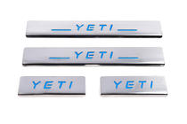 Skoda Yeti 2009-2017 Door Sill Protectors Carmos V3-Blue (4 pcs, Stainless Steel) photo 2