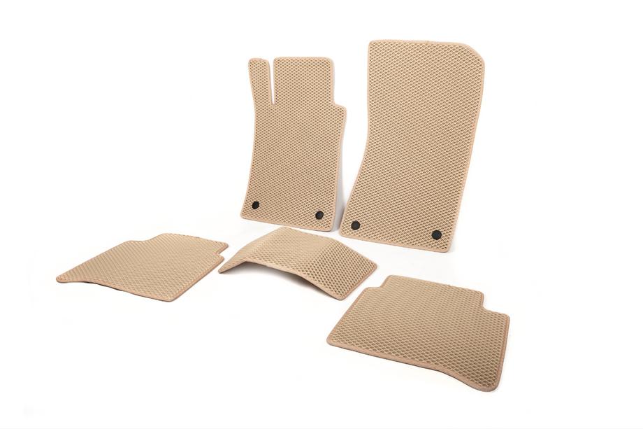 Mercedes E-class W211 2002-2009 EVA Floor Mats (Beige) Photo 2