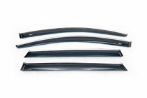 Skoda Superb 2009-2015 Window deflectors with chrome trim SW (4 pcs, HIC) photo 4