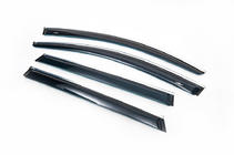 Skoda Superb 2009-2015 Window deflectors with chrome trim SW (4 pcs, HIC) photo 6