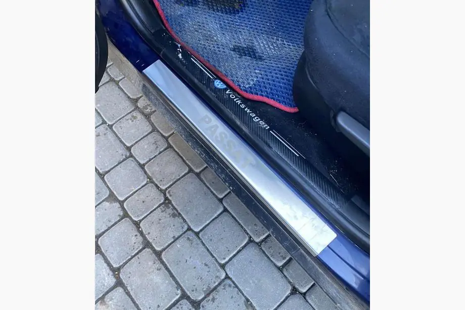 Volkswagen Passat B5 1997-2005 Carmos Door Sill Protectors (4 pcs, Stainless Steel) Image