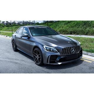 Body kit with full rear bumper (Black Mamba C63GT design) photo 3