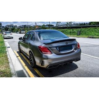 Body kit with full rear bumper (Black Mamba C63GT design) photo 4